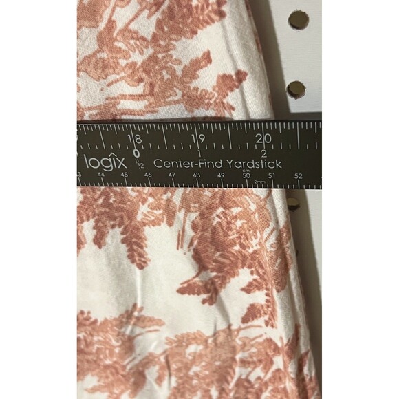 Garnet Hill Maxi Dress Twist V Neck Floral Toile Medium Boho Trad Homestead - Picture 10 of 13